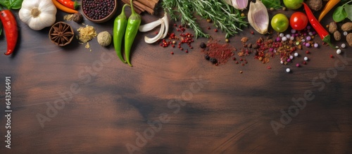 Top view of a kitchen banne...