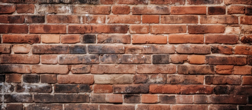 Fototapeta premium Cover page brick wall size