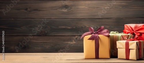 Gift boxes in various color...