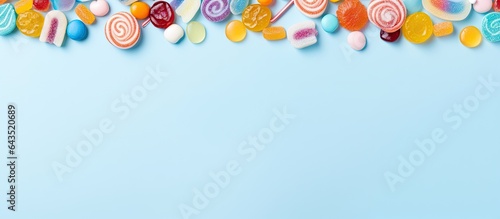 Various jelly candies on li...