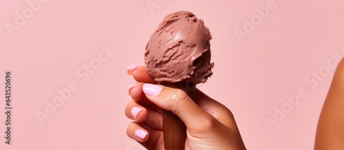 Closeup of woman holding ch...