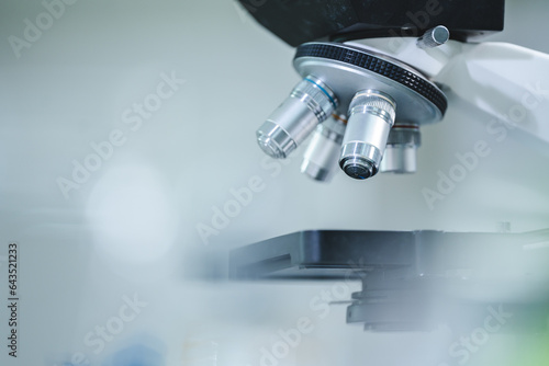 Closeup of Scientific micro...