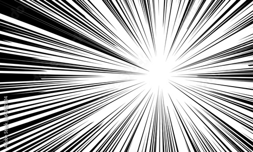 漫画やアイテムの強調に使える集中線の背景素材