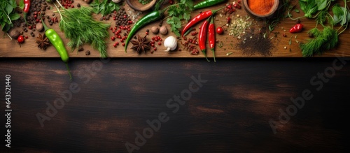 Top view background with wo...
