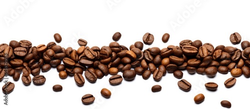 Coffee beans falling like r...