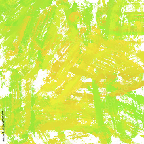 Abstract autumn forest background green yellow colour leaf effect on white texture