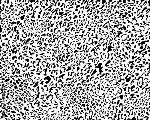 Leopard seamless pattern seamless for printing, cutting stickers, cover, wall stickers, home decorate and more. Leopard black spots on a white background classic design