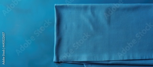Blue kitchen napkin isolate...