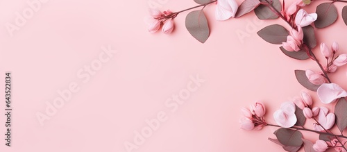 Arrangement of pink flowers...