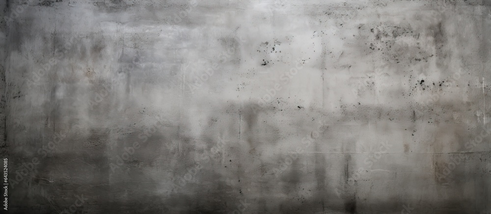 Dark grungy grey background with a textured concrete wall and space for copying
