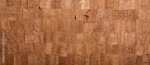 Close up of a textured cork...