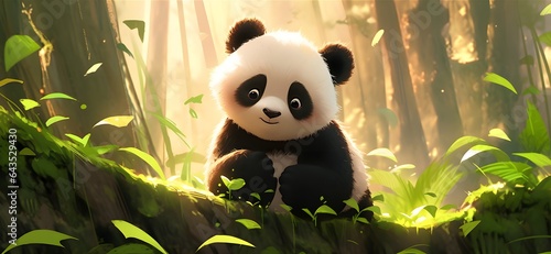                cartoon panda