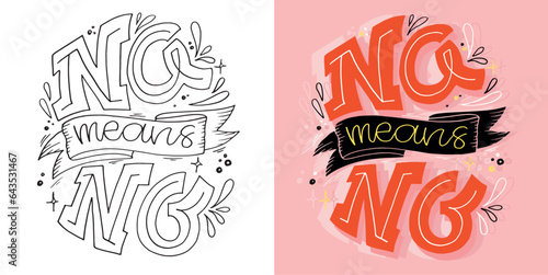 Funny color hand drawn doodle lettering postcard. T-shirt design, mug print, bag print, doodle template print.