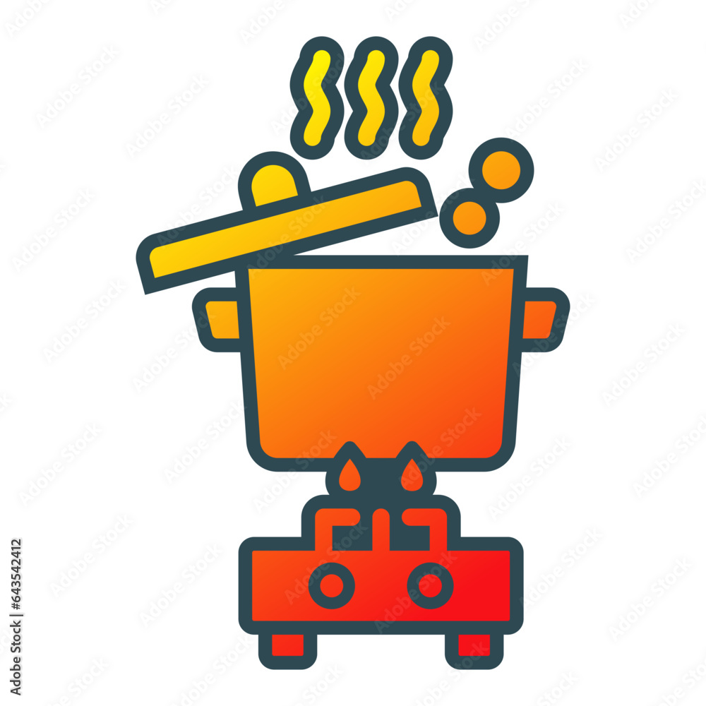 Fototapeta premium Boil Icon