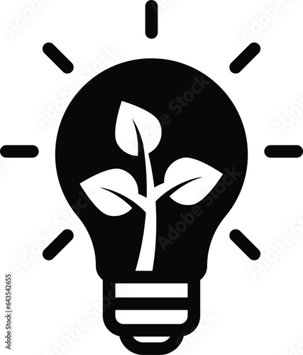 sustainable ecological energy icon green energy vector
