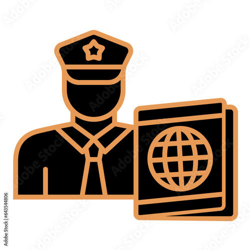 Passport control Icon