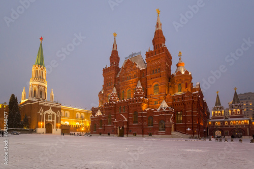 State Historical Museum on Red Square in Moscow