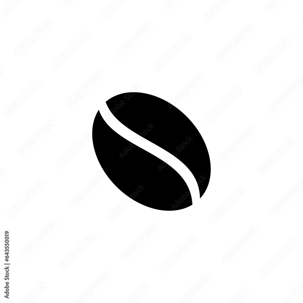 Coffee Bean Silhouette, can use for Logo Gram, Art Illustration, Website, Pictogram or Graphic Design Element. Vector Illustration Coffee Bean Silhouette, can use for Logo Gram, Art Illustration, Website, Pictogram or Graphic Design Element. Vector Illustration