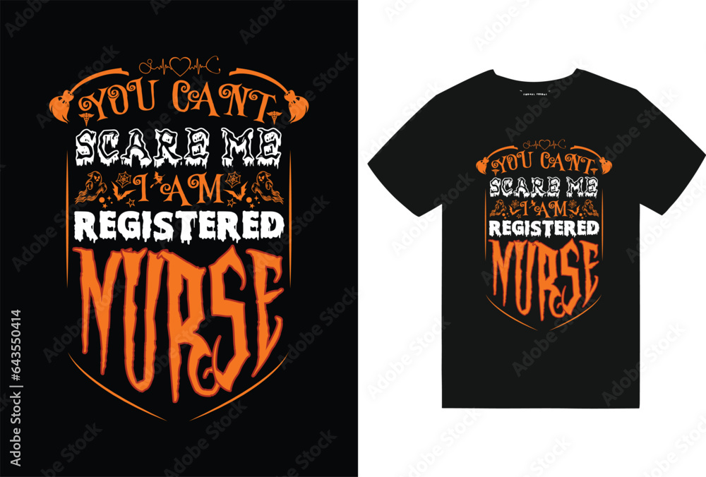 Halloween Typography T-Shirt Design