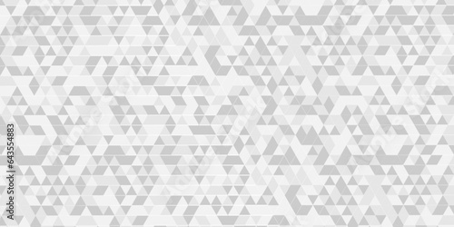Abstract gray and white geomatric triangle background. Abstract geometric pattern gray and white Polygon Mosaic triangle Background, business and corporate background. 