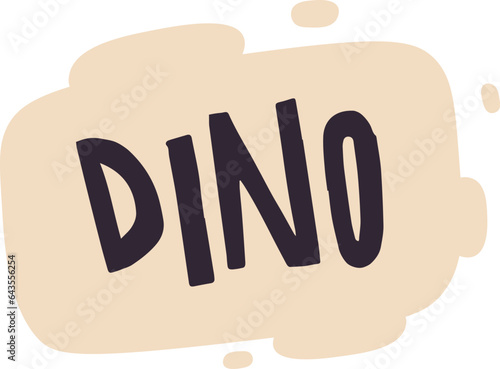 Dino Speech Bubble
