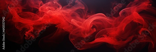 Red smoke against a black background, fog, background
