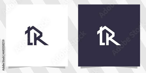 Foto letter lr rl logo design