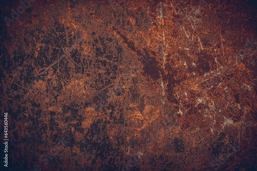 rusty metal background.