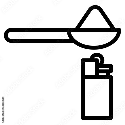methamphetamine powder line 