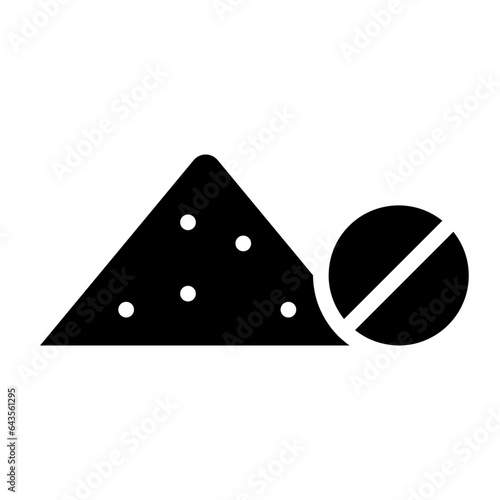 methamphetamine powder glyph 
