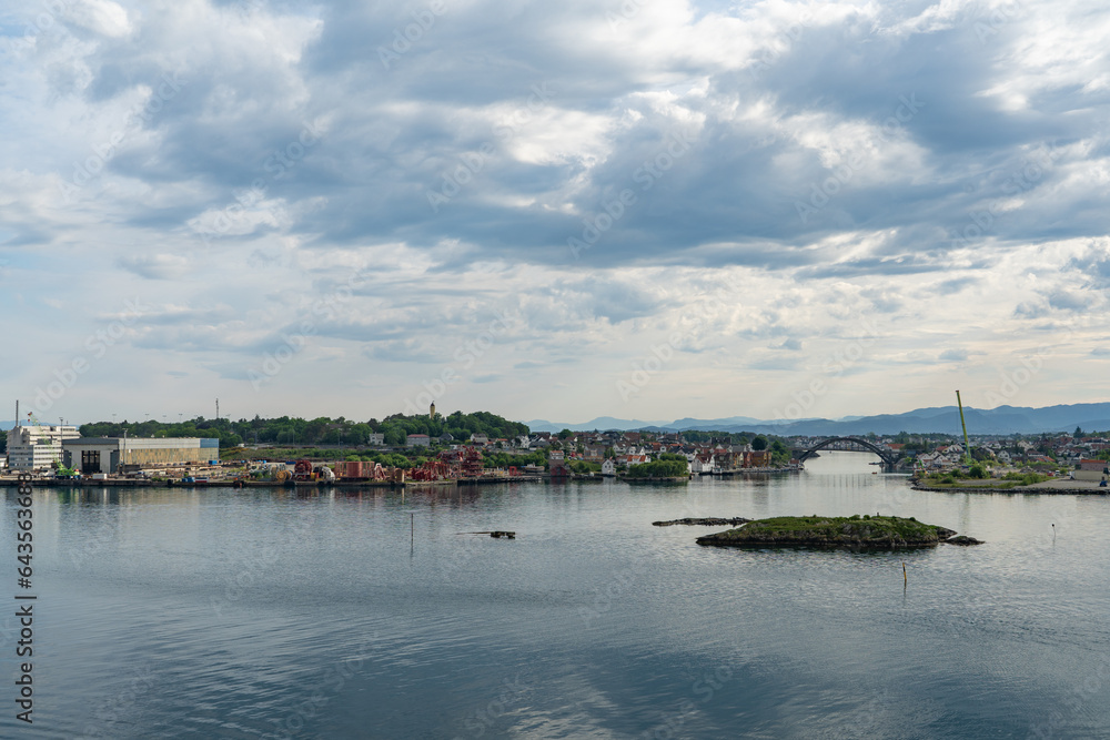 The beautiful Norwegian fjords near Stavanger