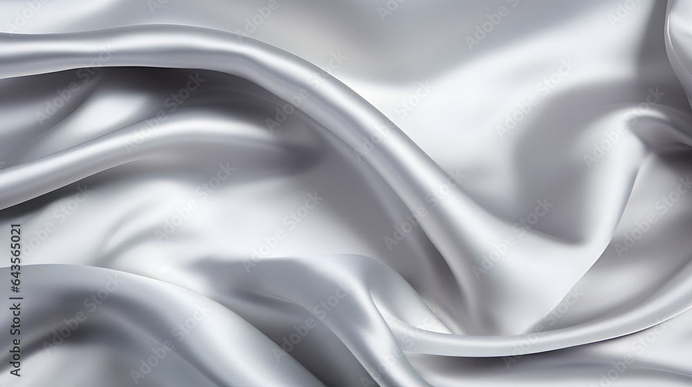 Silver silk background Silver silk background
