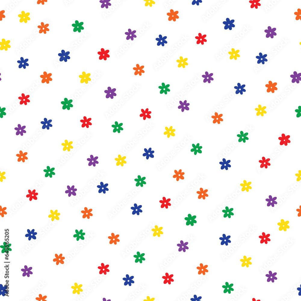 small colorful flowers seamless repeat pattern small colorful flowers seamless repeat pattern
