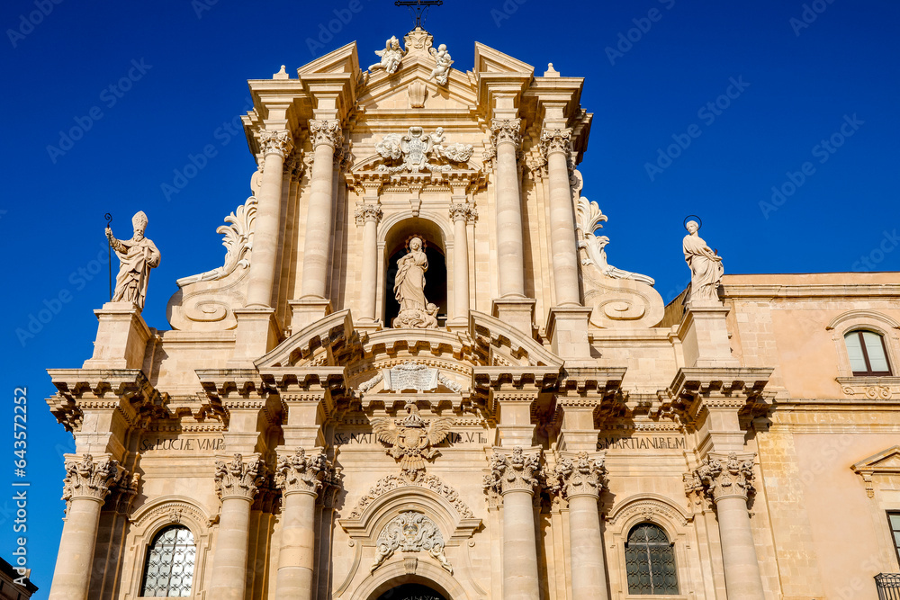 Syracuse cathedral, Sicily (Italy).