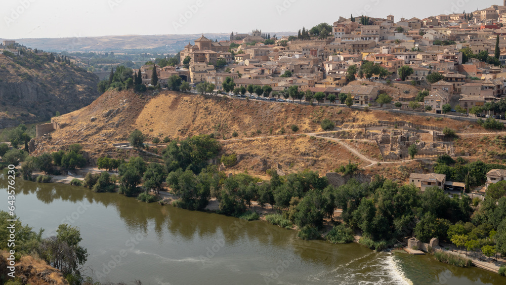 Landscape view over Toledo, Spain