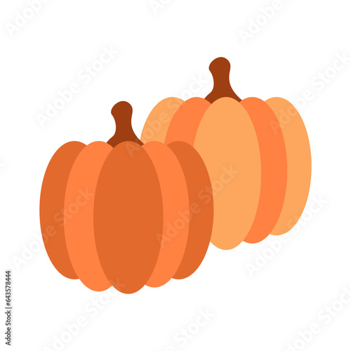 autumn collection, late autumn landscape, vector illustration