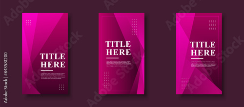 creative story background, 2 color, bright red gradation, memphis abstract  , abstract eps 10