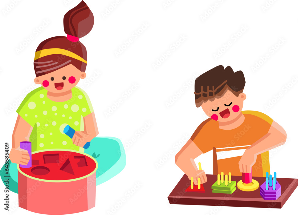 child educational game kid vector. school puzzle, preschool