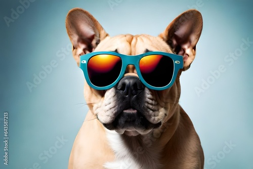 dog wearing sunglasses © Insta -photos