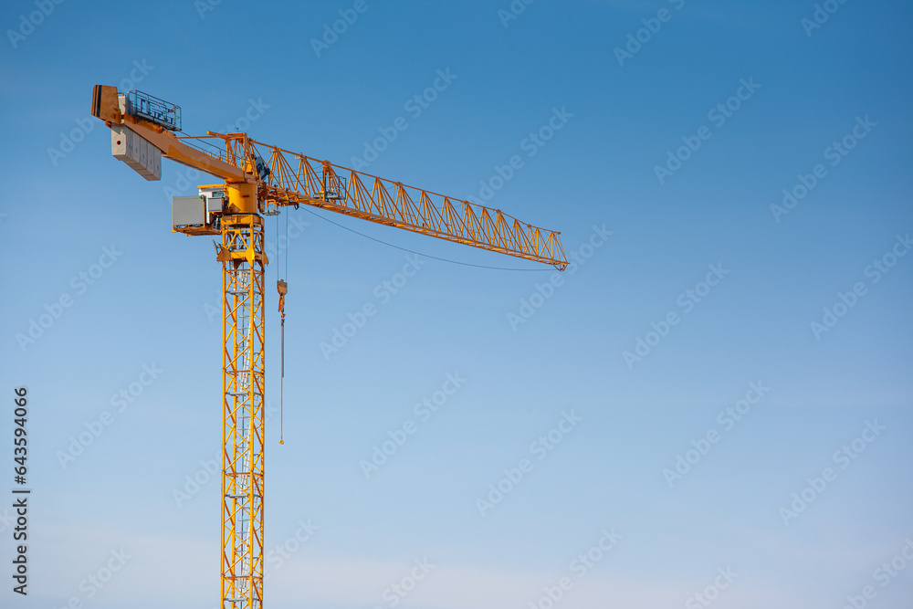 Big construction site with cranes Big construction site with cranes