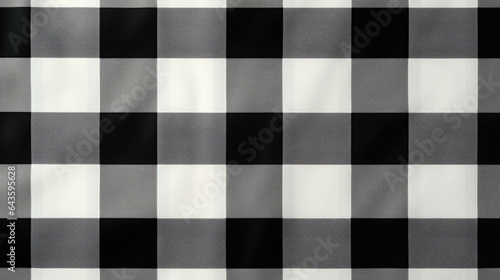 black and white checkered fabric pattern