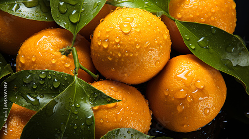 Pile of fresh clementines, healthy food and active lifestyle background wallpaper concept