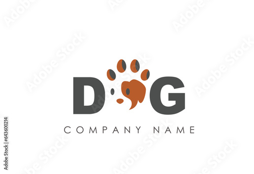Dog  animal logo vector illustration. Creative Dog logo inspiration