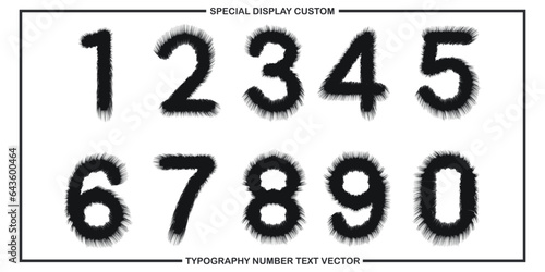 assorted digital custom vector numbers. minimum. Color gradation. Dark. Banner Network. 3d effect. Design. futuristic. Paper cut or effect. Luxury. Premium. (89)