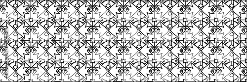 White background with striped shapes. Texture with figures from lines.Line shape design.Abstract background for web page, textures, card, poster, fabric, textile. Monochrome graphic repeating design.