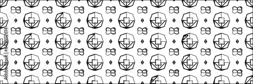 White background with striped shapes. Texture with figures from lines.Line shape design.Abstract background for web page, textures, card, poster, fabric, textile. Monochrome graphic repeating design.