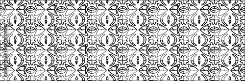 White background with striped shapes. Texture with figures from lines.Line shape design.Abstract background for web page, textures, card, poster, fabric, textile. Monochrome graphic repeating design.