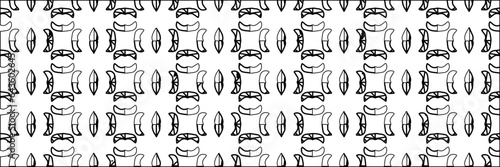 White background with striped shapes. Texture with figures from lines.Line shape design.Abstract background for web page, textures, card, poster, fabric, textile. Monochrome graphic repeating design.