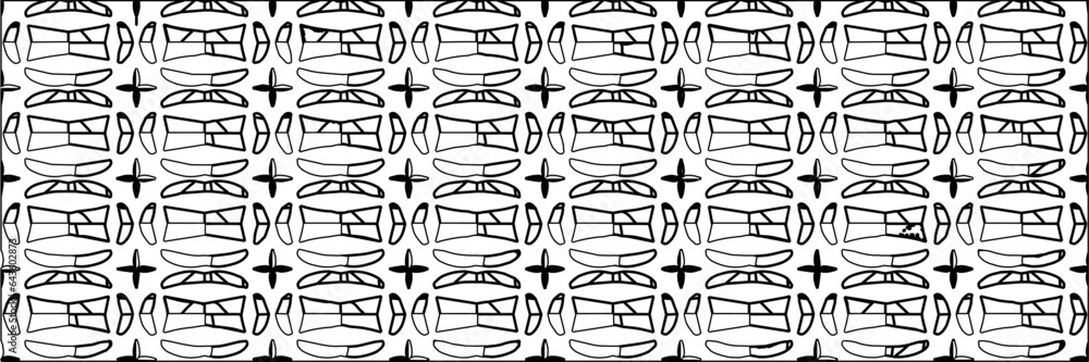 White background with striped shapes. Texture with figures from lines.Line shape design.Abstract background for web page, textures, card, poster, fabric, textile. Monochrome graphic repeating design.