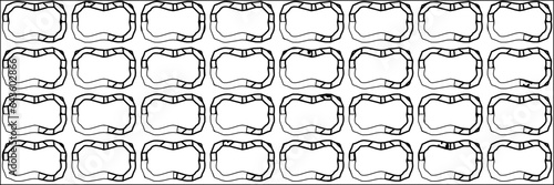 White background with striped shapes. Texture with figures from lines.Line shape design.Abstract background for web page, textures, card, poster, fabric, textile. Monochrome graphic repeating design.
